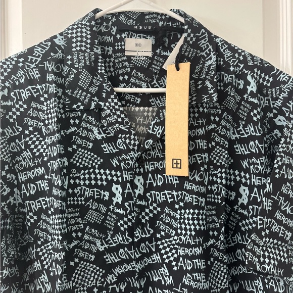 KSUBI
Heroism text-print tencel shirt - Picture 5 of 10